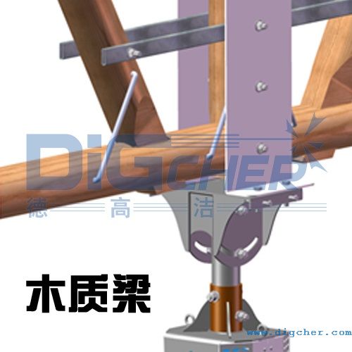 HVLS工業(yè)大吊扇木質梁安裝方法